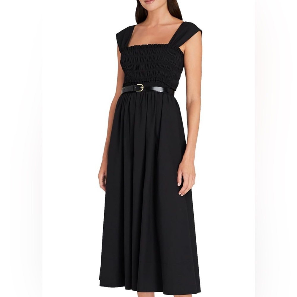 Club Monaco Black Midi Dress